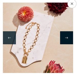 Dannijo Lock Necklace, never worn!